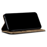 Xiaomi 11T/11T Pro Retro Series Etui med Pung og Kortholder - Kaffe