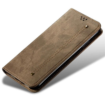 Xiaomi 11T/11T Pro Retro Series Etui med Pung og Kortholder - Kaffe