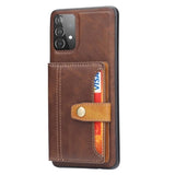 Samsung Galaxy A53 5G Retro Style Cover med Pung - Brun