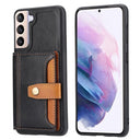 Samsung Galaxy S22 5G Retro Style Cover med Pung - Sort