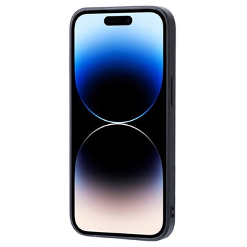 iPhone 15 Plus Retro Style Cover med Pung - Brun