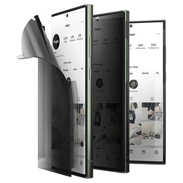 Samsung Galaxy S23 Ultra 5G Ringke Dual Easy Wing Beskyttelsesfilm - Privatliv
