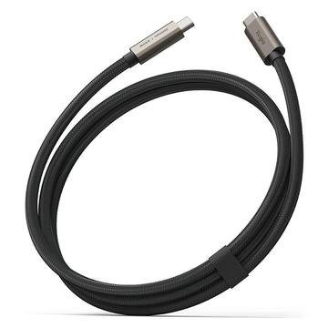 Ringke USB 3.2 Type-C-kabel PD240W - 2m - Sort