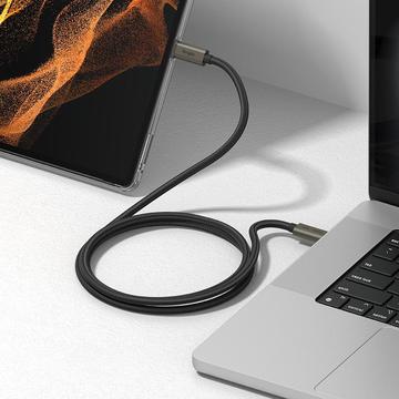 Ringke USB 3.2 Type-C-kabel PD240W - 2m - Sort