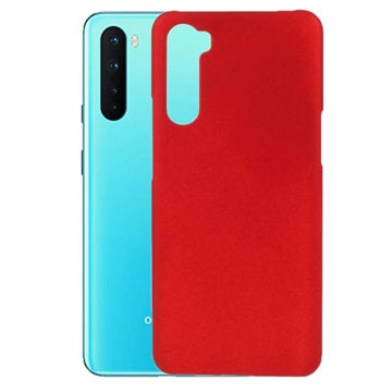 OnePlus Nord Gummiagtig Cover - Rød