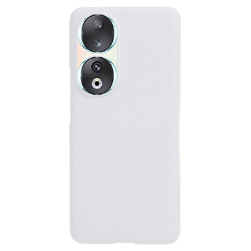 Honor 90 Gummibelagt Plastik Cover - Hvid