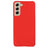 Samsung Galaxy S21 FE 5G Gummibelagt Plastik Cover - Rød