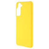 Samsung Galaxy S21 FE 5G Gummibelagt Plastik Cover - Gul