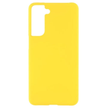 Samsung Galaxy S21 FE 5G Gummibelagt Plastik Cover - Gul