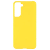 Samsung Galaxy S21 FE 5G Gummibelagt Plastik Cover - Gul