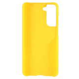 Samsung Galaxy S21 FE 5G Gummibelagt Plastik Cover - Gul