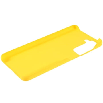 Samsung Galaxy S21 FE 5G Gummibelagt Plastik Cover - Gul