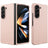 Samsung Galaxy Z Fold5 Gummibelagt Plastik Cover - Rødguld