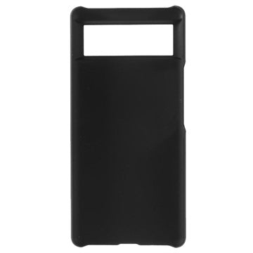 Google Pixel 6 Pro Gummibelagt Plastik Cover - Sort