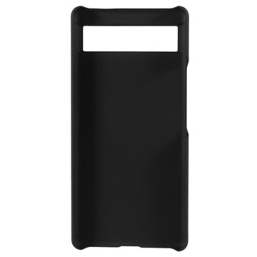 Google Pixel 6a Gummibelagt Plastik Cover - Sort