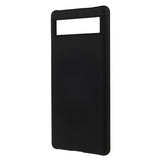 Google Pixel 6a Gummibelagt Plastik Cover - Sort