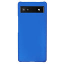 Google Pixel 6a Gummibelagt Plastik Cover - Blå