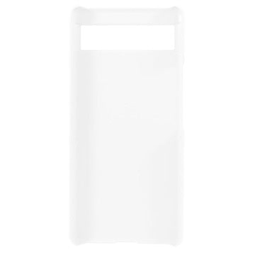 Google Pixel 6a Gummibelagt Plastik Cover - Hvid