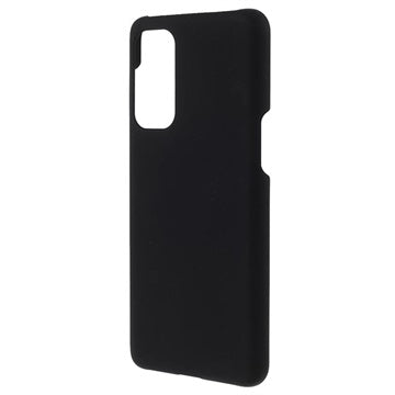 OnePlus Nord 2 5G Gummibelagt Plastik Cover - Sort