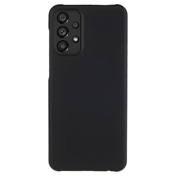 Samsung Galaxy A23 Gummibelagt Plastik Cover - Sort