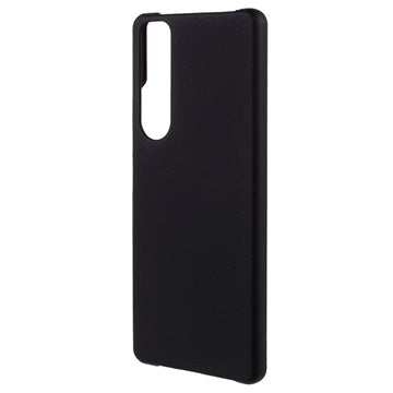 Sony Xperia 1 III Gummibelagt Plastik Cover - Sort