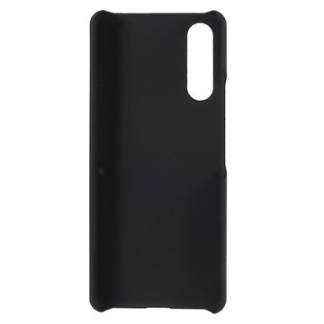 Sony Xperia 10 IV Gummibelagt Plastik Cover - Sort