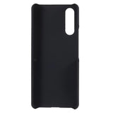 Sony Xperia 10 IV Gummibelagt Plastik Cover - Sort