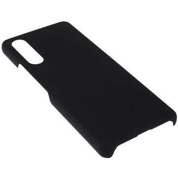 Sony Xperia 10 IV Gummibelagt Plastik Cover - Sort