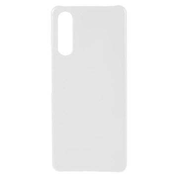 Sony Xperia 10 IV Gummibelagt Plastik Cover - Hvid