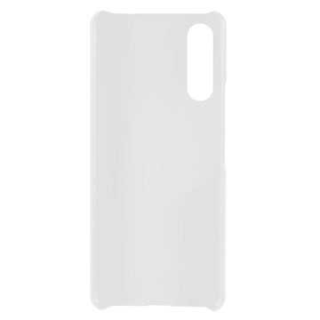Sony Xperia 10 IV Gummibelagt Plastik Cover - Hvid