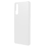 Sony Xperia 10 IV Gummibelagt Plastik Cover - Hvid