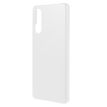 Sony Xperia 10 IV Gummibelagt Plastik Cover - Hvid
