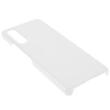 Sony Xperia 10 IV Gummibelagt Plastik Cover - Hvid