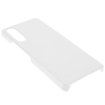 Sony Xperia 10 IV Gummibelagt Plastik Cover - Hvid
