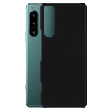 Sony Xperia 5 IV Gummibelagt Plastik Cover - Sort