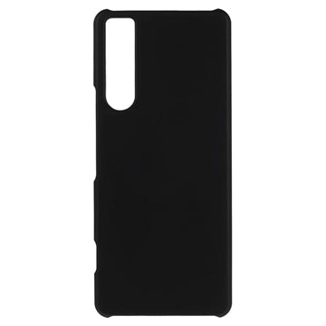 Sony Xperia 5 IV Gummibelagt Plastik Cover - Sort