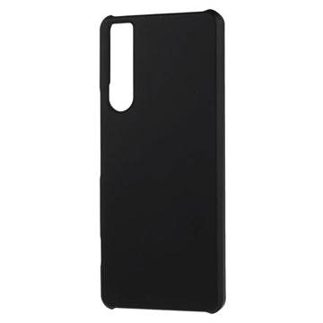 Sony Xperia 5 IV Gummibelagt Plastik Cover - Sort