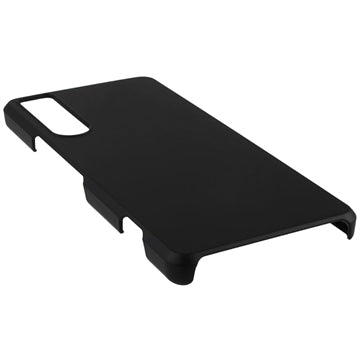 Sony Xperia 5 IV Gummibelagt Plastik Cover - Sort