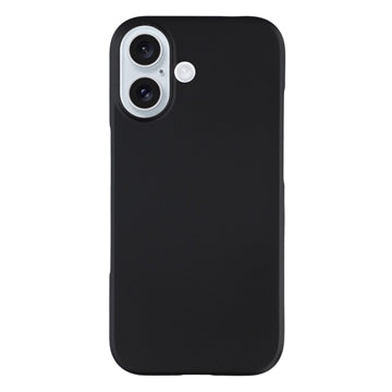 iPhone 17 Gummibelagt Plastik Cover - Sort