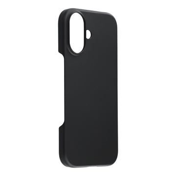 iPhone 17 Gummibelagt Plastik Cover - Sort