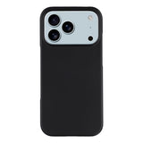 iPhone 17 Pro Gummibelagt Plastik Cover - Sort