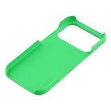 iPhone 17 Pro Gummibelagt Plastik Cover - Grøn