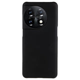 OnePlus 11 Gummibelagt Plastik Cover - Sort
