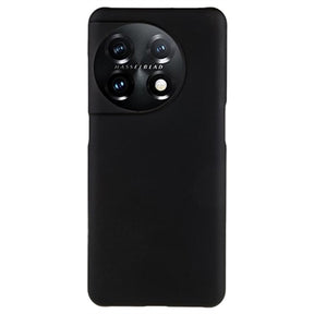 OnePlus 11 Gummibelagt Plastik Cover - Sort