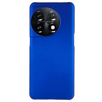 OnePlus 11 Gummibelagt Plastik Cover - Blå