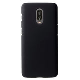 OnePlus 6T Gummibelagt Plastik Cover - Sort