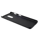 OnePlus 6T Gummibelagt Plastik Cover - Sort