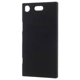 Sony Xperia XZ1 Compact Gummibelagt Plastik Cover - Sort
