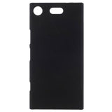 Sony Xperia XZ1 Compact Gummibelagt Plastik Cover - Sort