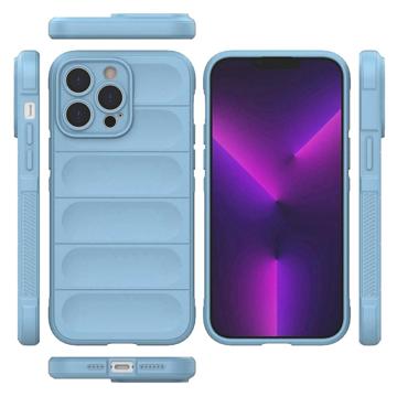 Rugged Series iPhone 14 Pro Max TPU Cover - Babyblå